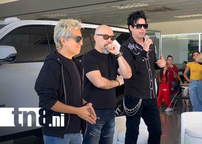 Foto: Los Rabanes llegan a Nicaragua junto a Chevrolet / TN8