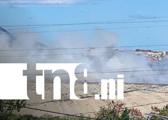 Foto: Incendio en La Chureca, Managua / TN8