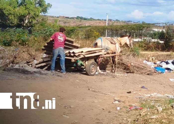 Foto: Multa por botar basura en Ciudad Sandino, Managua / TN8