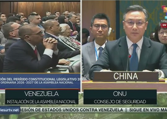 Foto: China exige respeto a la soberanía de Venezuela /Cortesía