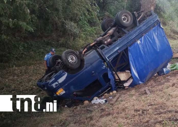 Foto: Accidente de tránsito en el sector de Ochomogo, Nandaime / TN8