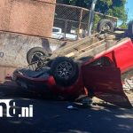 Foto: Accidente con oficial de la Policía en Managua / TN8