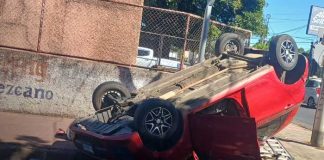 Foto: Accidente con oficial de la Policía en Managua / TN8