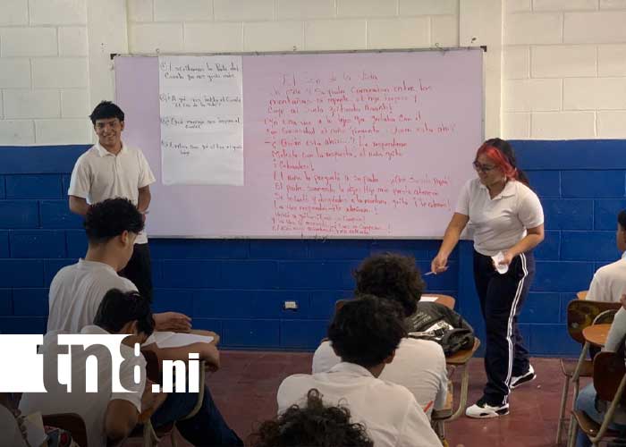Foto: Reforzamiento escolar en Managua / TN8