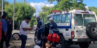 Foto: Accidente en el barrio Ducualí, Managua / TN8