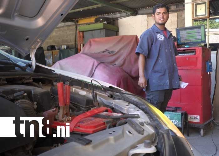 Foto: Prueba de emisión de gas en Managua, Nicaragua / TN8