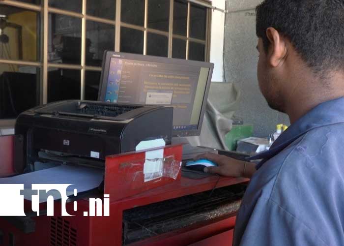 Foto: Prueba de emisión de gas en Managua, Nicaragua / TN8