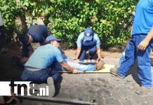 Managua: Nuevo accidente laboral con camión dejó a un conductor atrapado Foto: Accidente con camión en Managua / TN8