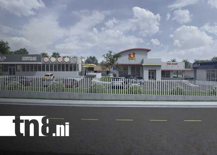 Foto: Nueva inversión en Matagalpa, la Plaza Tramontana / TN8