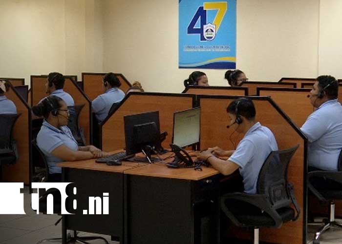 Foto: Operatividad en el Centro Nacional de Emergencia en Nicaragua / TN8
