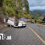Foto: Vuelco de camioneta en Quilalí, Nueva Segovia / TN8