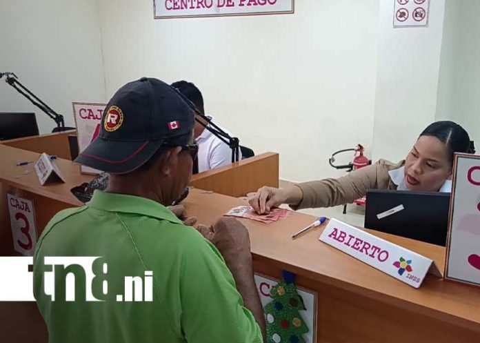 Foto: Pago del INSS en Bluefields, Caribe Sur / TN8