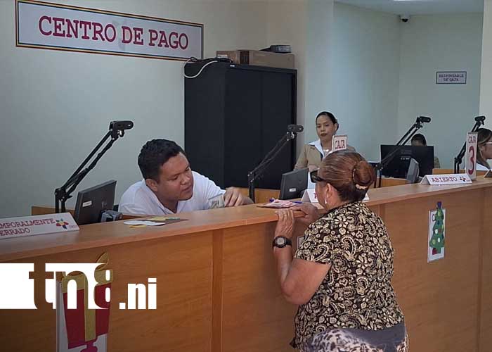 Foto: Pago del INSS en Bluefields, Caribe Sur / TN8
