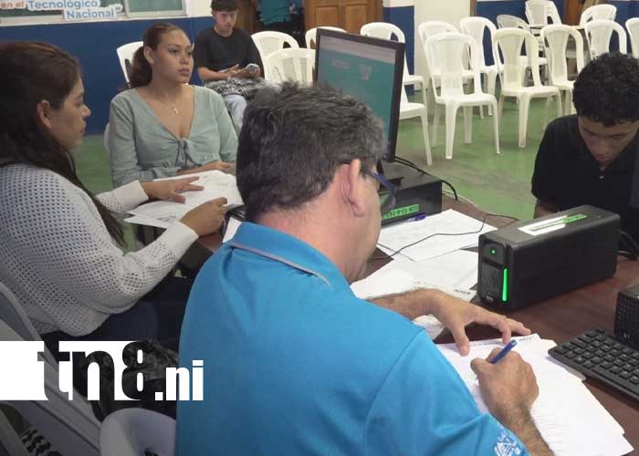 Foto: Matrículas en centro tecnológico de Estelí / TN8