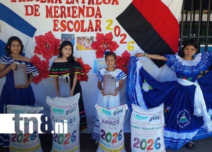 Foto: Merienda escolar para niños y niñas de Carazo / TN8