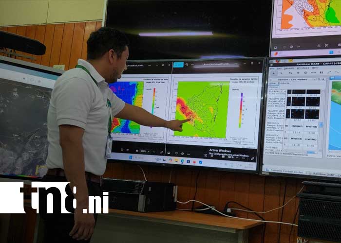 Foto: Reporte sobre el clima en Nicaragua con INETER / TN8