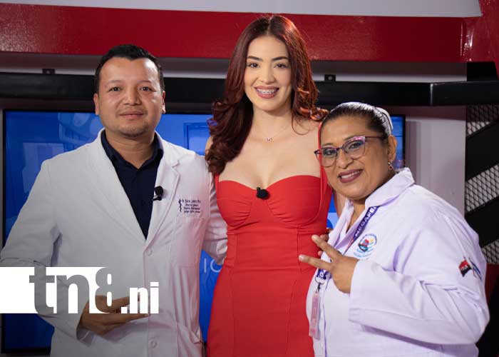 Foto: Entrevista en Crónica TN8 sobre Megaferias de Salud en Nicaragua / TN8