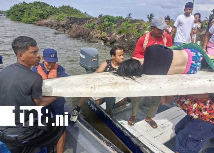 Foto: Joven se salva de morir ahogada en Bluefields / TN8