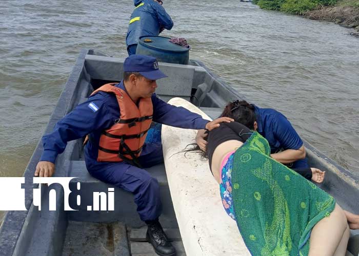 Foto: Joven se salva de morir ahogada en Bluefields / TN8