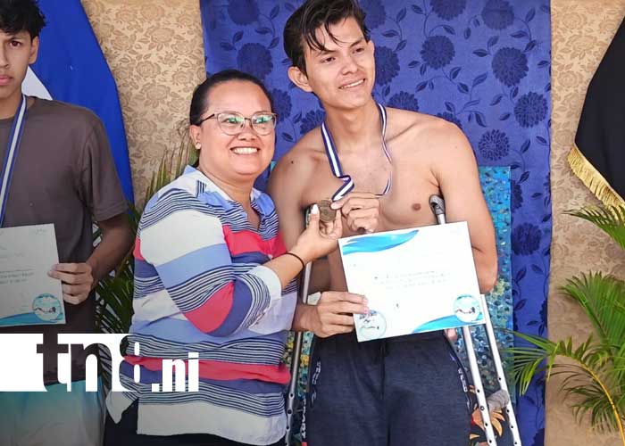 Foto: Concurso de natación en Ocotal / TN8
