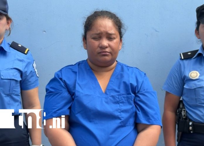 Foto: Captura a presunta estafadora en Matagalpa /TN8
