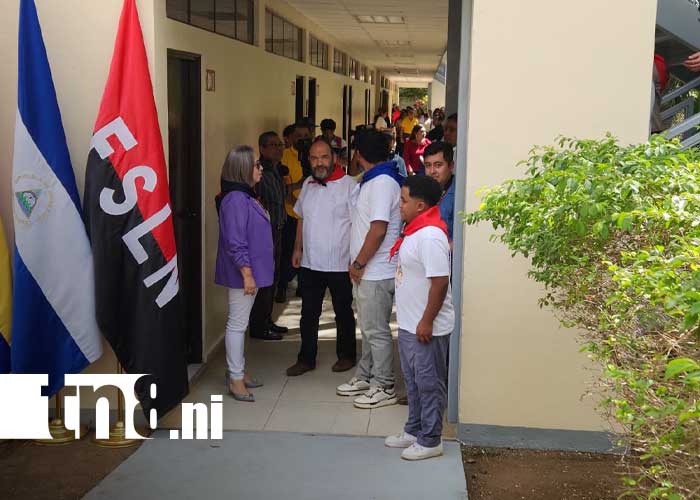 Foto: Reinauguración de la UNAN Managua de histórico pabellón / TN8