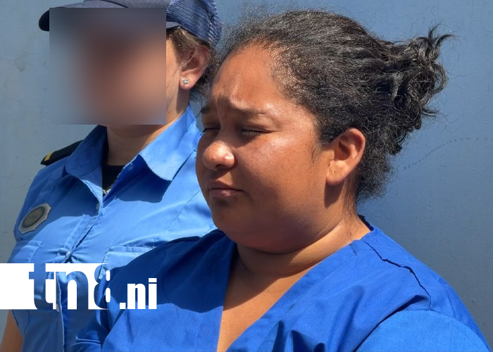 Foto: Captura a presunta estafadora en Matagalpa /TN8