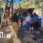 Foto: Quema de basura arrasa con vivienda en un barrio de Managua / TN8