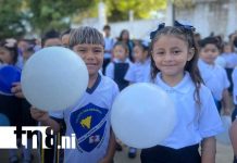 Foto: Estudiantes y su regreso a clases en colegios de Managua / TN8