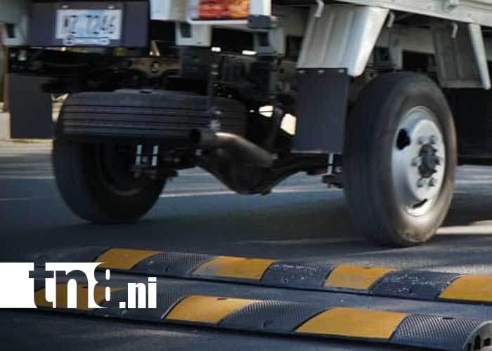 Foto: Reductores de velocidad en Somoto / TN8
