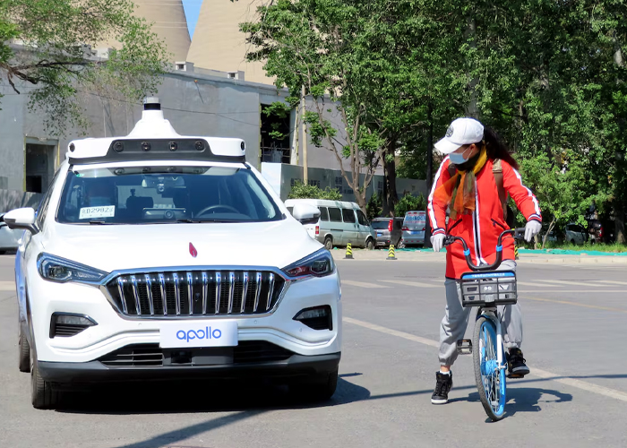 Foto: Autos que se manejan solos comienzan a circular en China /Cortesía