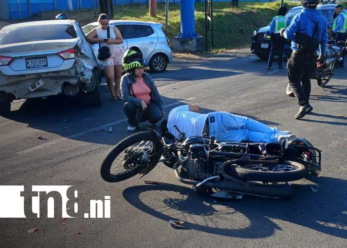 Foto: Accidente de tránsito en Managua por imprudencia / TN8