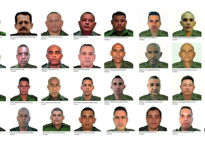 Foto: Cuba da a conocer identidad de sus 32 combatientes caídos en Venezuela /Cortesía