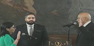 Foto: Delcy Rodríguez se juramenta como presidenta de Venezuela /Cortesía