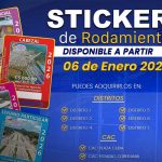 Conoce dónde y cómo adquirir tu Sticker de Rodamiento 2026 Foto: Sticker de Rodamiento para flujo vehicular en Nicaragua