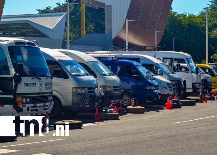 Foto: Masaya refuerza seguridad en transporte escolar /TN8