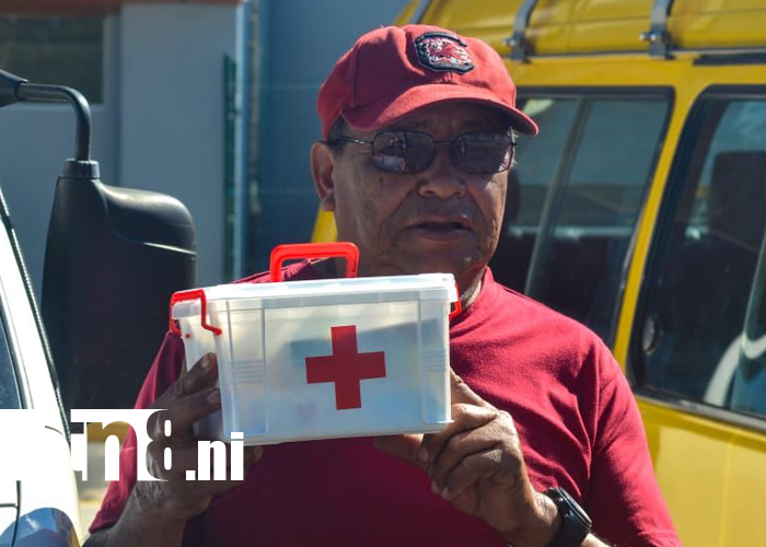 Foto: Masaya refuerza seguridad en transporte escolar /TN8