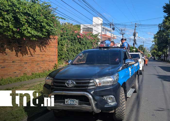 Foto: Captura de ladrón en Managua / TN8