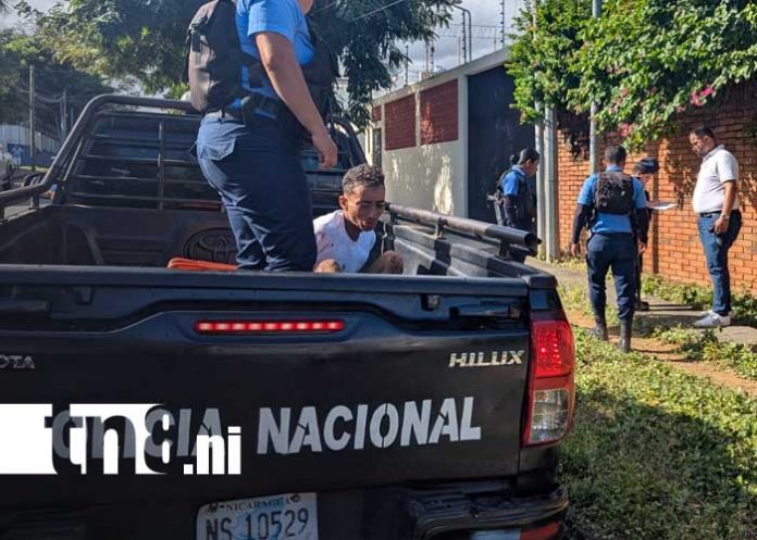 Foto: Captura de ladrón en Managua / TN8