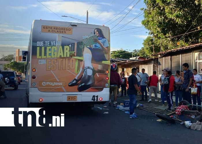 Foto: Accidentes de tránsito en el sector del Cristo Rey, Managua / TN8