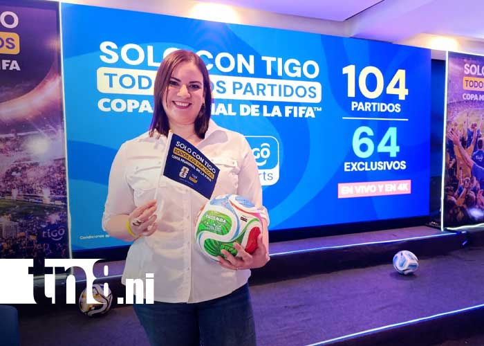 Foto: Tigo Nicaragua con transmisión del Mundial 2026 
