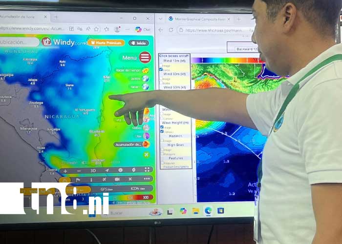 Foto: Pronóstico del clima en Nicaragua / TN8
