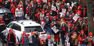 Foto: Enfermeras en Nueva York inician huelga /Cortesía