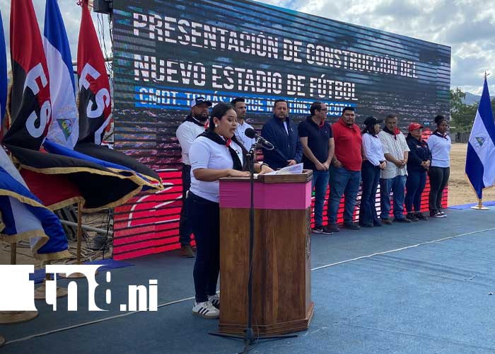 Foto: Primer paso de construcción de Estadio de Fútbol en Ocotal, "Comandante Tomás Borge"