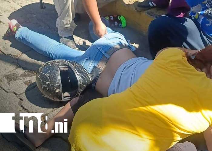 Foto: Accidente de tránsito en Monseñor Lezcano / TN8