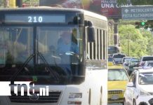 Foto: Servicio de transporte público en Nicaragua / TN8
