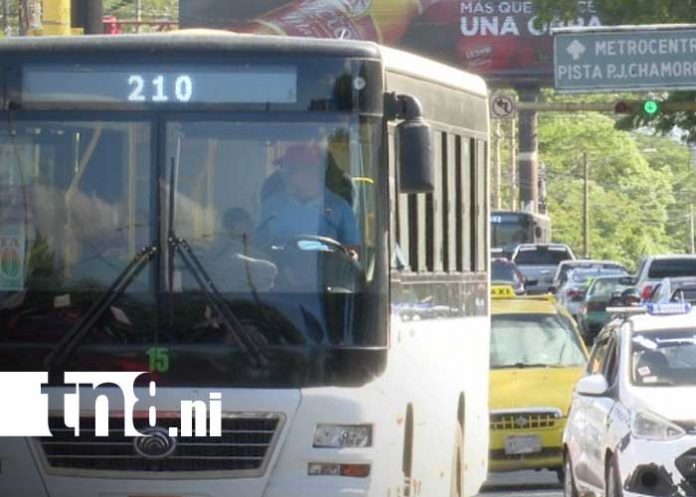 Foto: Servicio de transporte público en Nicaragua / TN8
