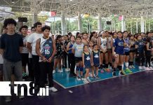 Foto: Práctica del voleibol en Managua / TN8