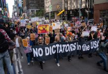 Protestas masivas sacuden EE.UU.: alzan la voz contra políticas de Trump Foto: Miles se movilizan contra políticas autoritarias de Trump /Cortesía