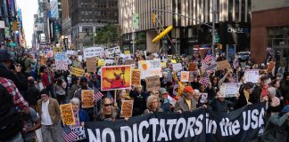Foto: Miles se movilizan contra políticas autoritarias de Trump /Cortesía